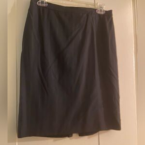 NWT LOFT blue ( pin stripe) women’s petite skirt . Size 6P.
